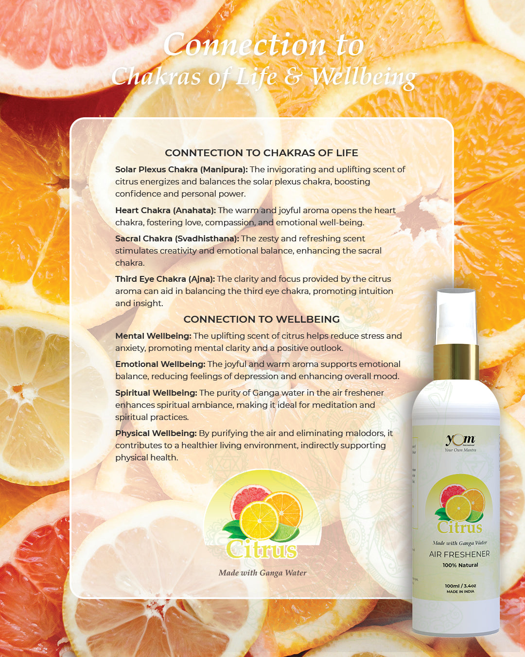 Yom Citrus Air Freshener