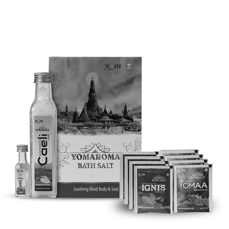 YOM YOMAROMA Caeli Bath Salt Gift Box - 310 Gms