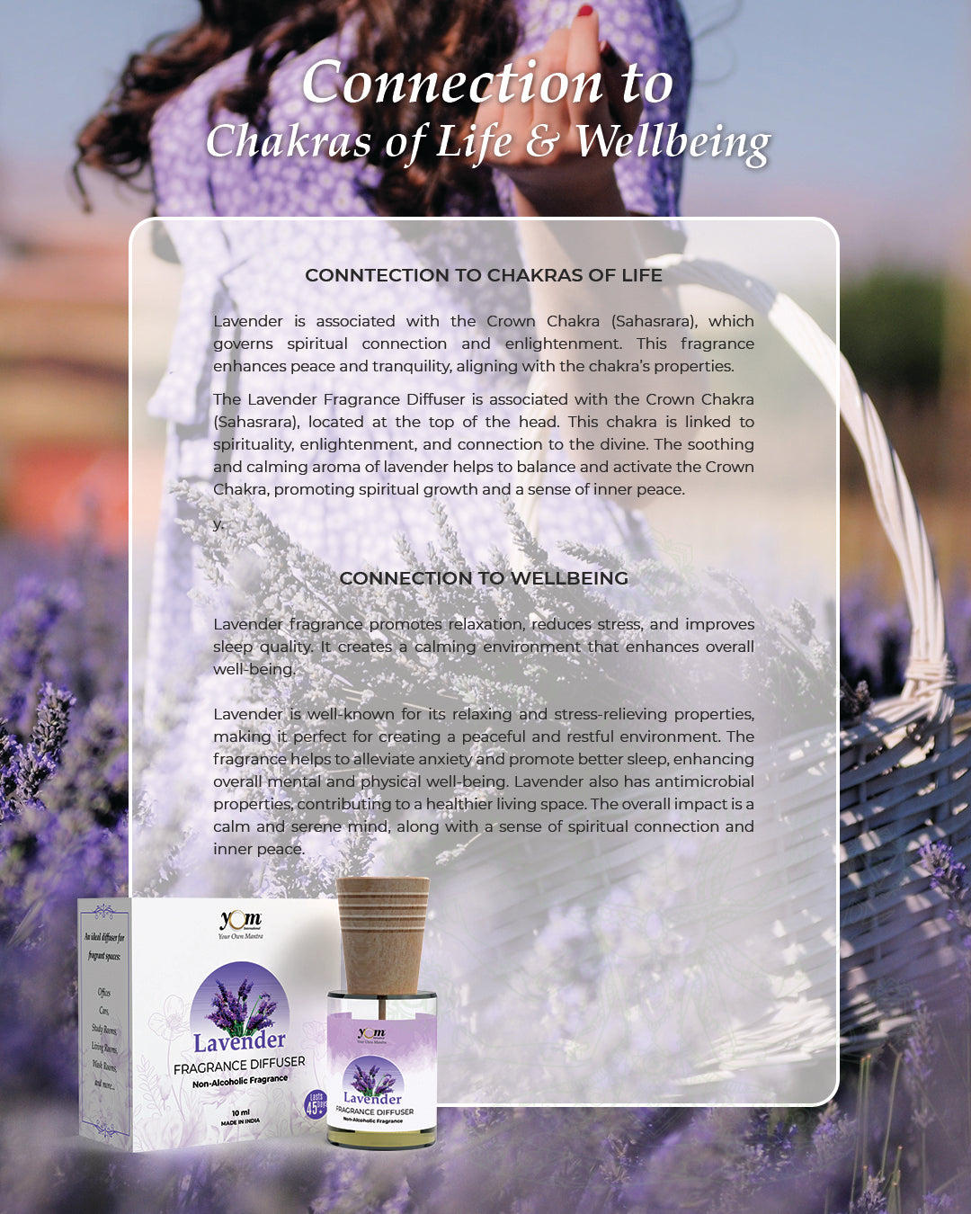 Yom Lavender Fragrance Diffuser