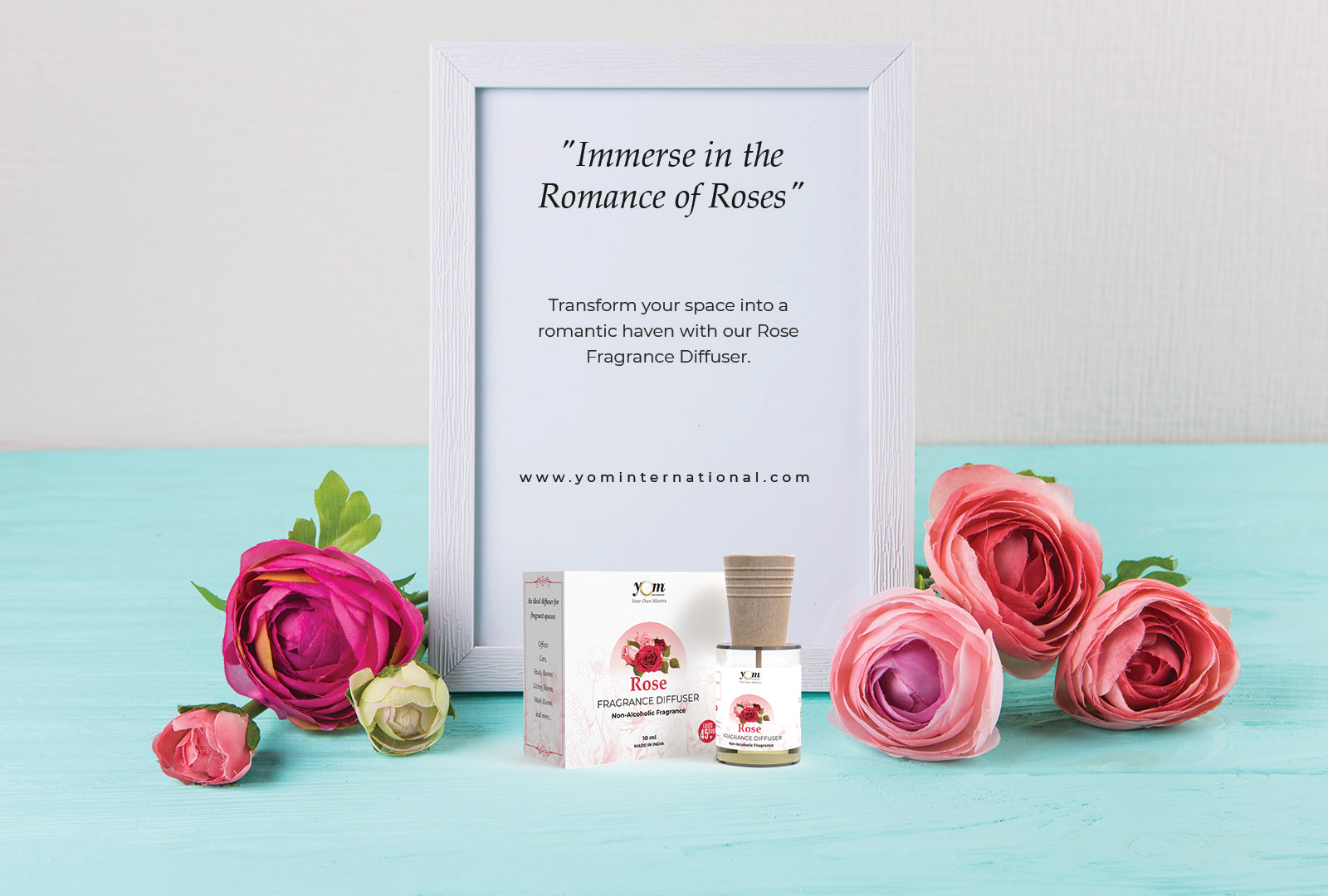 Yom Rose Fragrance Diffuser