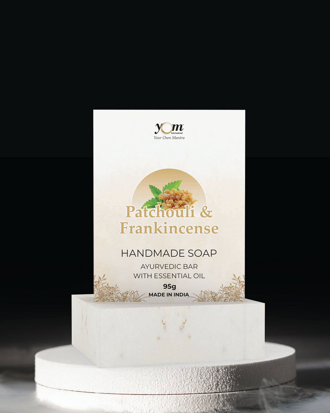 Yom Patchouli and Frankincense Handmade Natural Soap