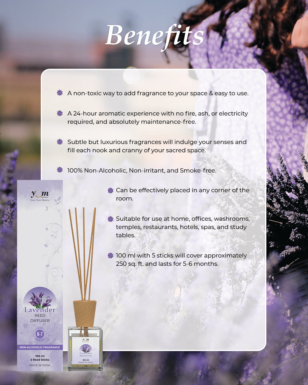 Yom Lavender Reed Diffuser