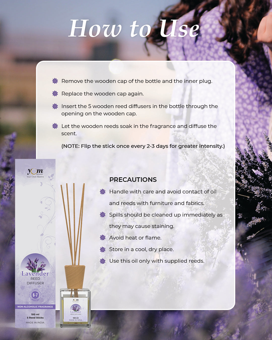 Yom Lavender Reed Diffuser