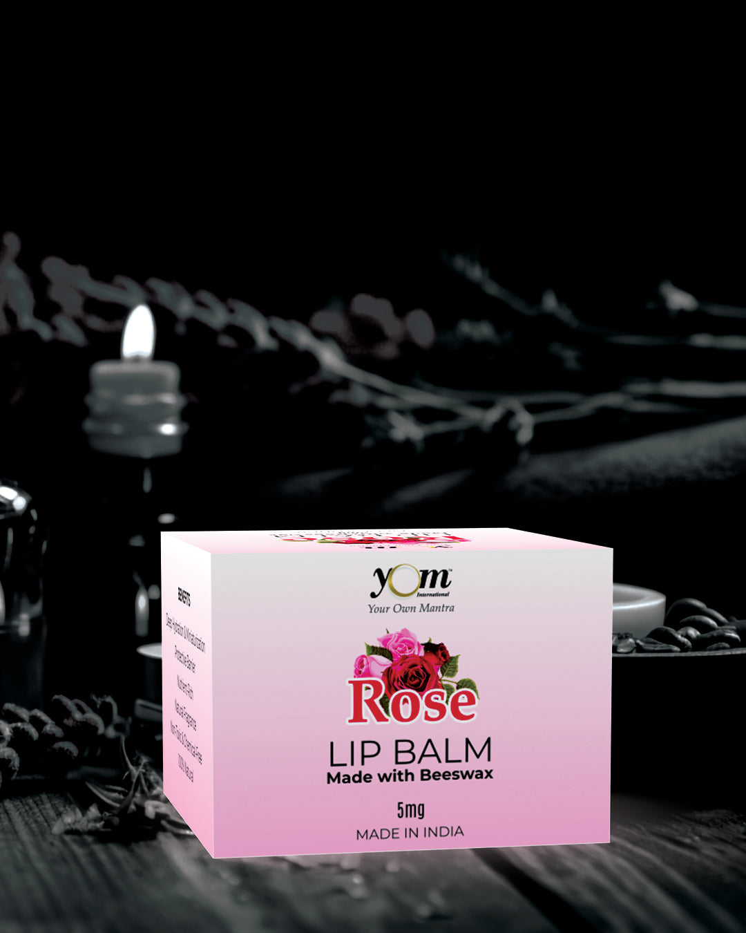 Yom Natural Rose Lip Balm