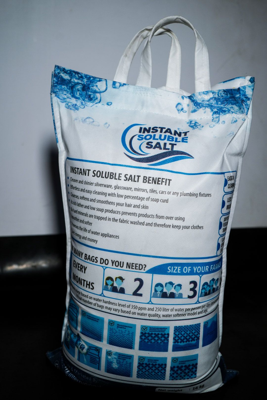 YOM YORO Instant Soluble Salt For Softener - 16 Kg