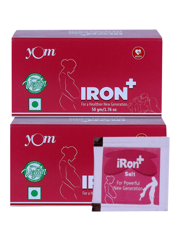 Buy YOM Iron Plus Fortified Salt Travelling Pouch Box