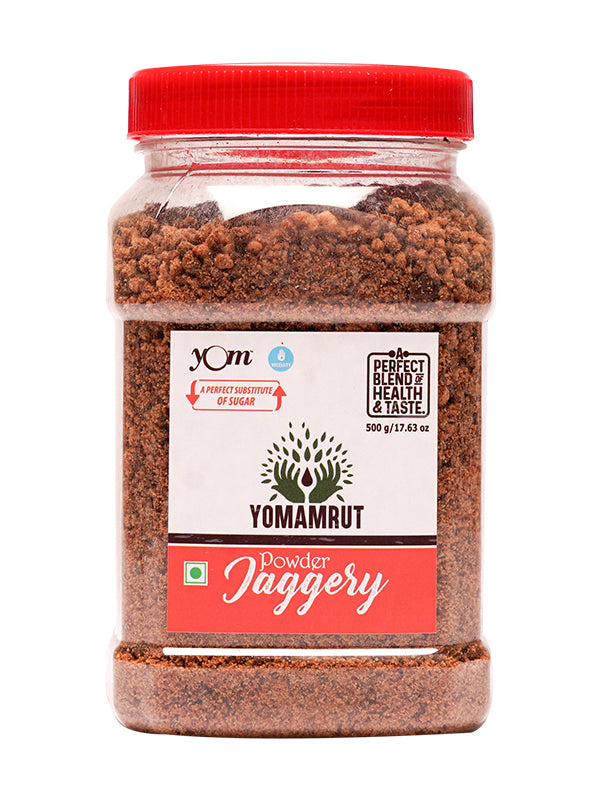 Buy YOM YOMAMRUT Natural Jaggery Powder - 500 Gms