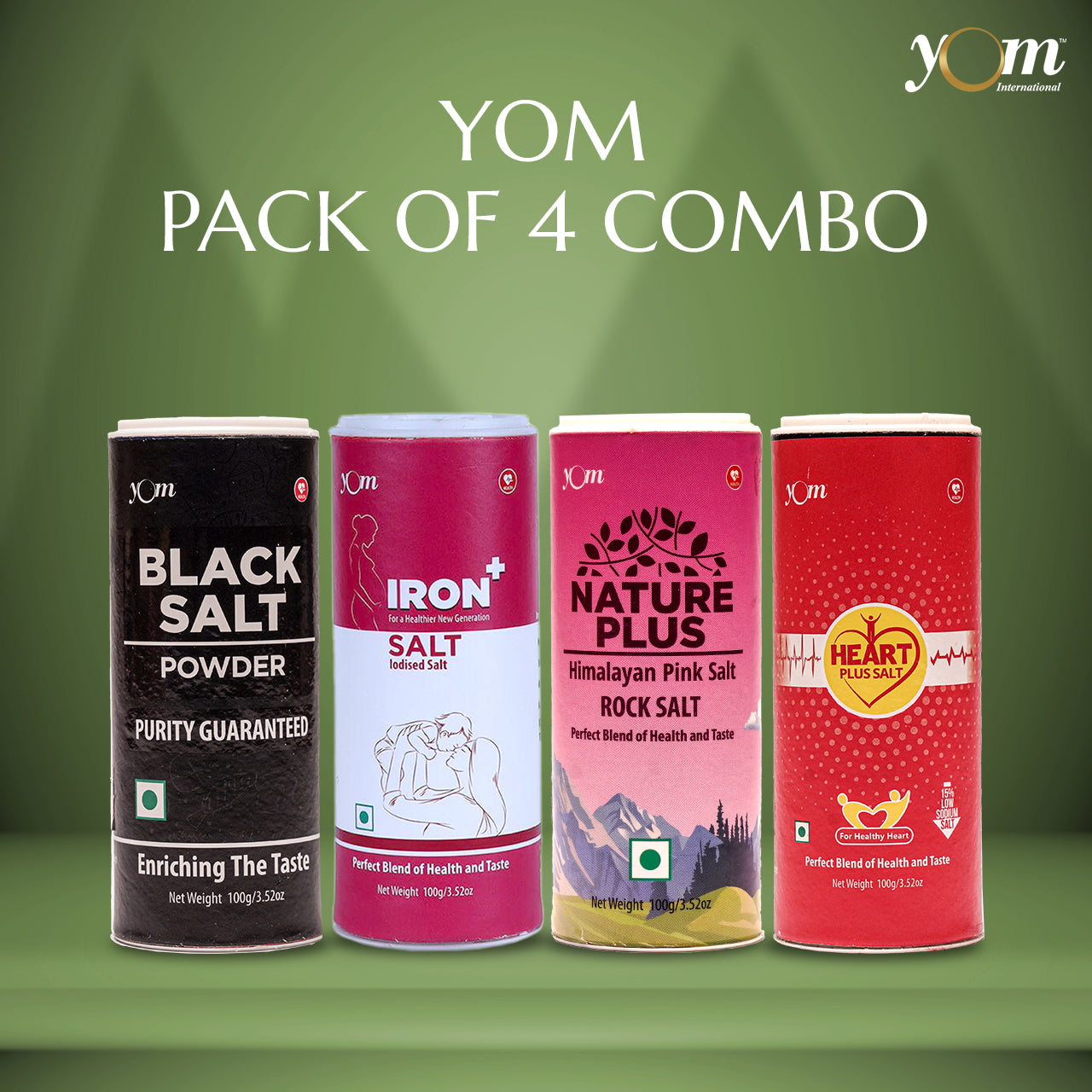 YOM Salt Sprinkler Combo Pack of 4