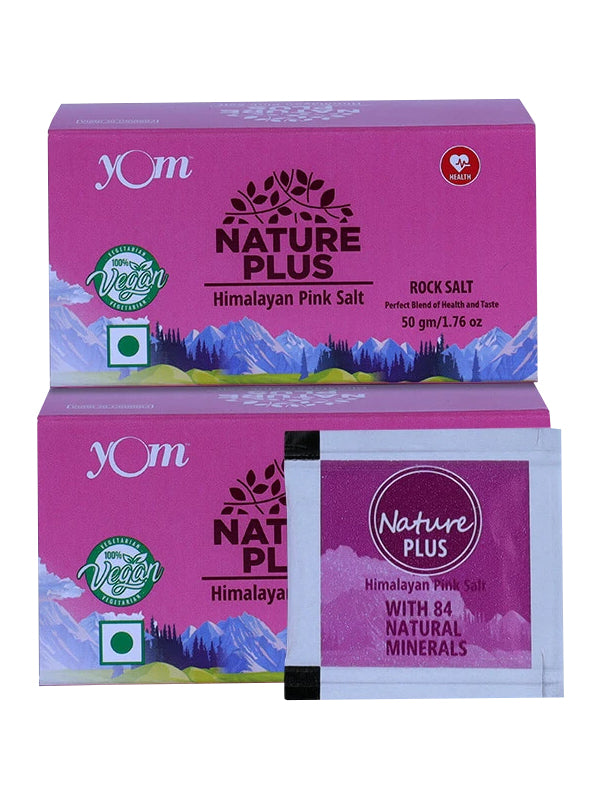 Buy YOM Nature Plus Himalayan Pink Rock Salt Travelling Pouch Box