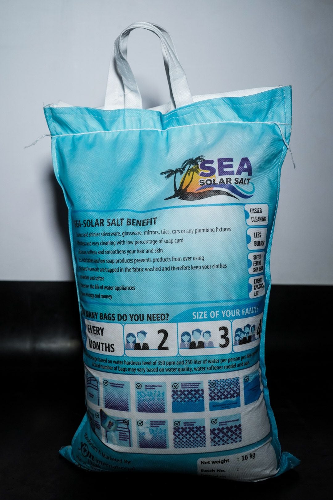 YOM YORO Sea Solar Salt Pack of 5 - 16 Kg