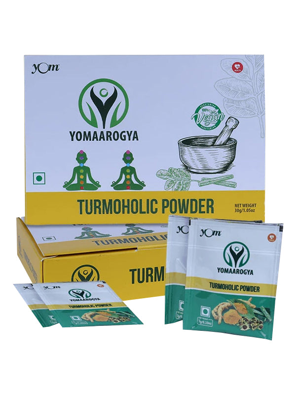 Buy YOM YOMAAROGYA Turmoholic Powder Pouch Box