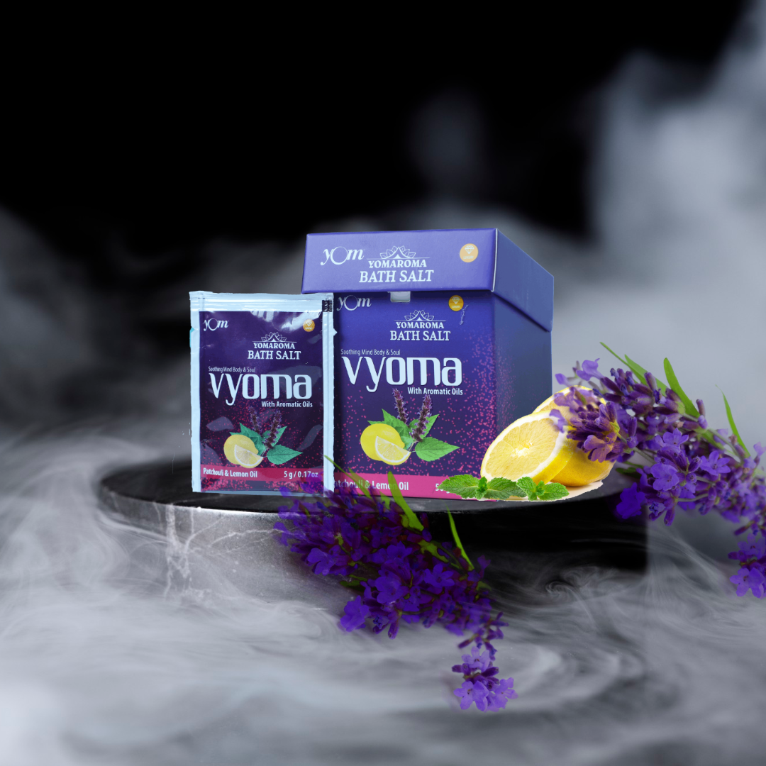 YOM YOMAROMA Vyoma Bath Salt With Aromatic Oils (Pouch Box 10) 5 Gms