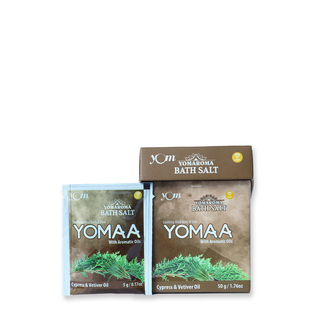 YOM YOMAROMA Yomaa Bath Salt With Aromatic Oils (Pouch Box) - 10 Nos * 5 Gms