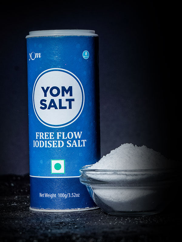 YOM Free Flow Iodised Salt (Sprinkler) - 100 Gms
