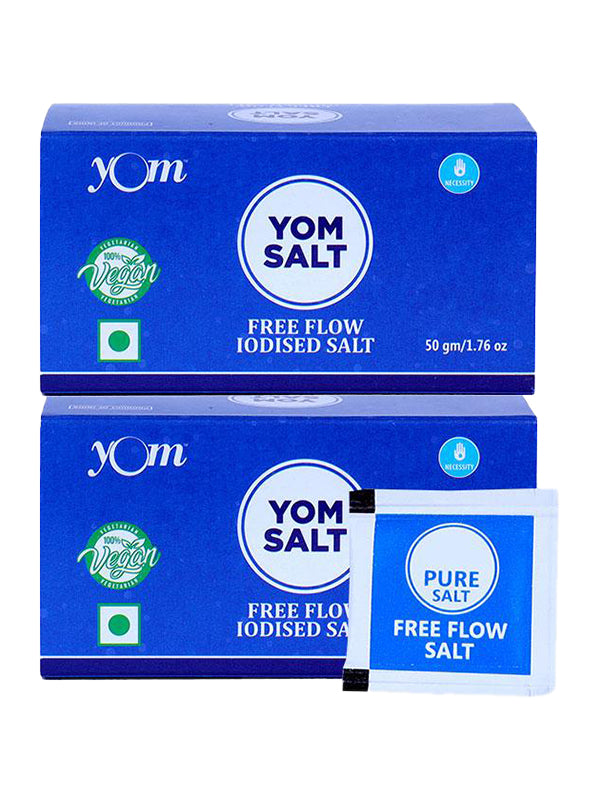 Buy YOM Free Flow Iodised Salt Travelling Pouch Box